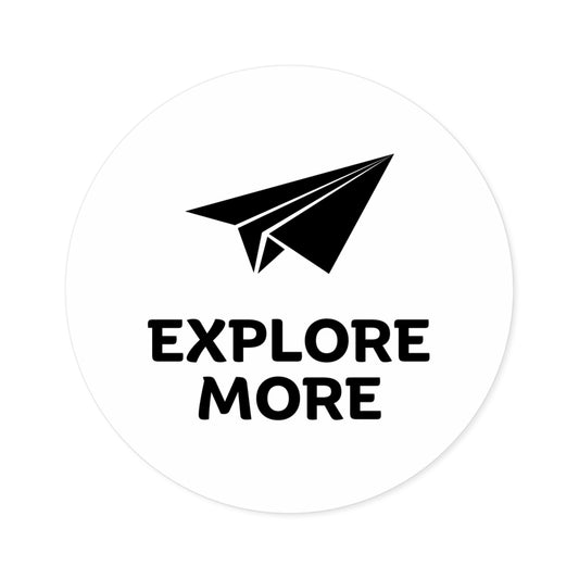 Explore More Round Stickers